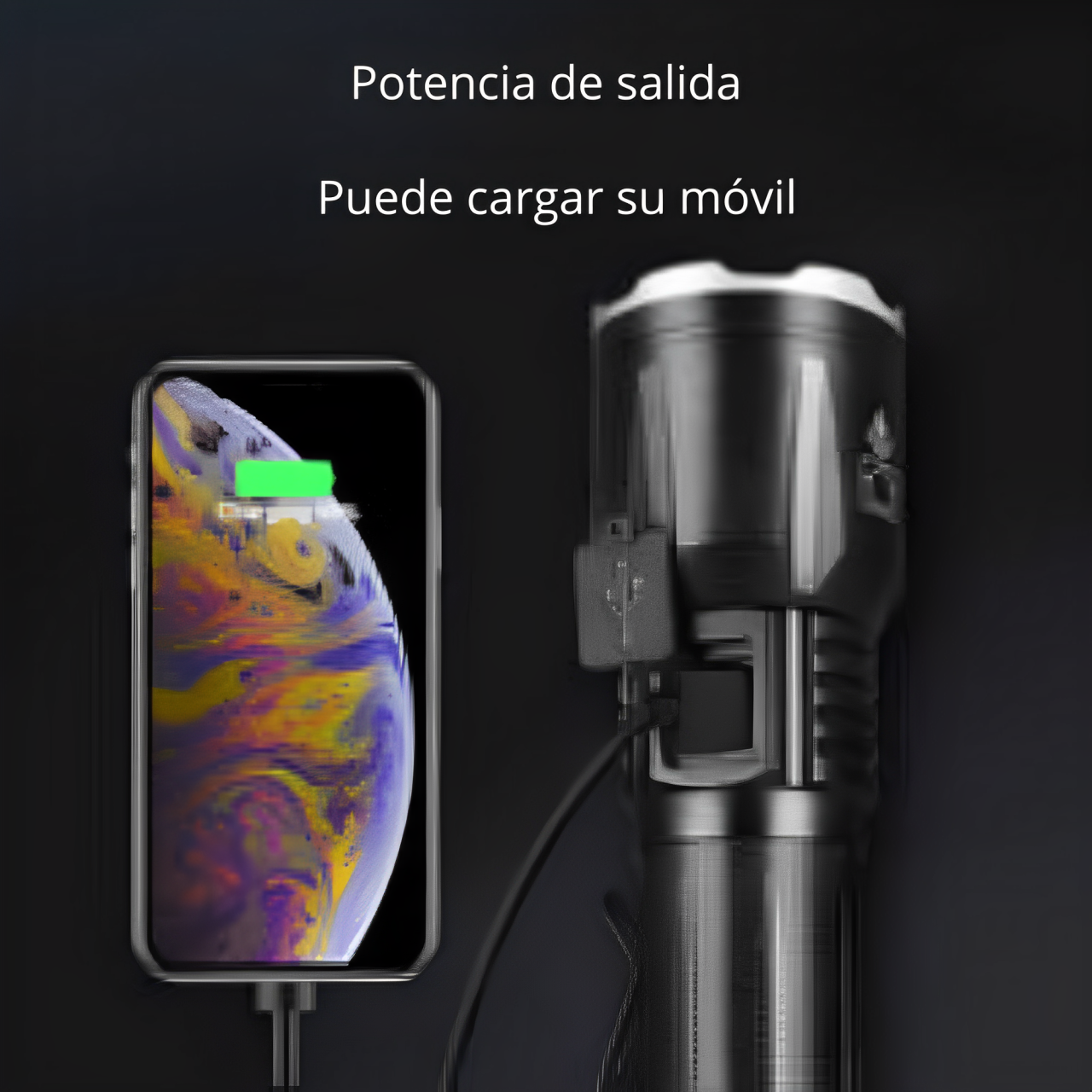 Linterna led potente