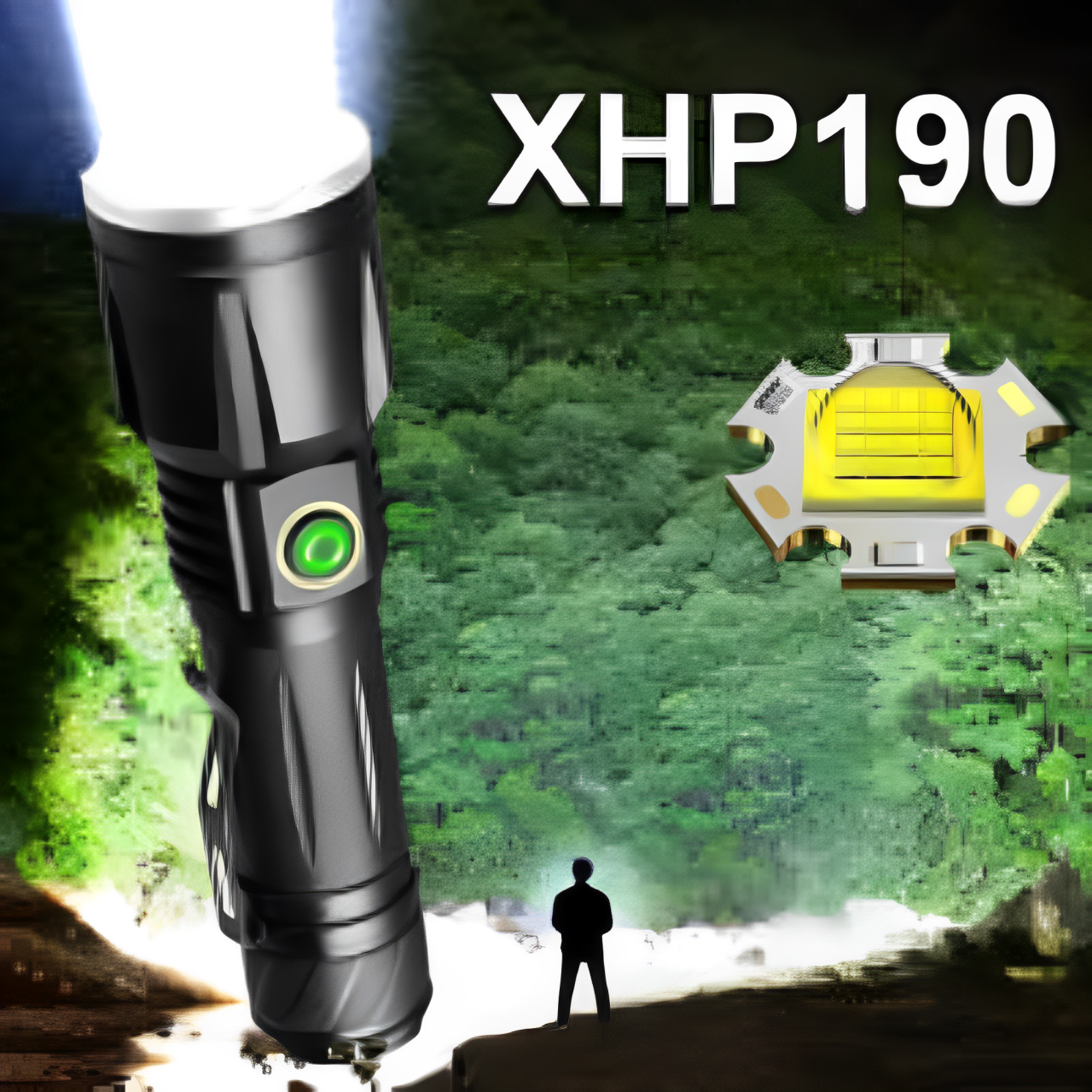 Linterna led potente