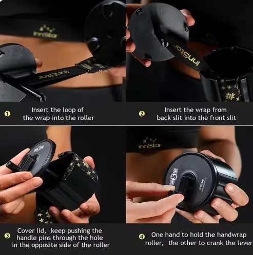 Caja Enrolladora de Venda de Boxeo de Nailon