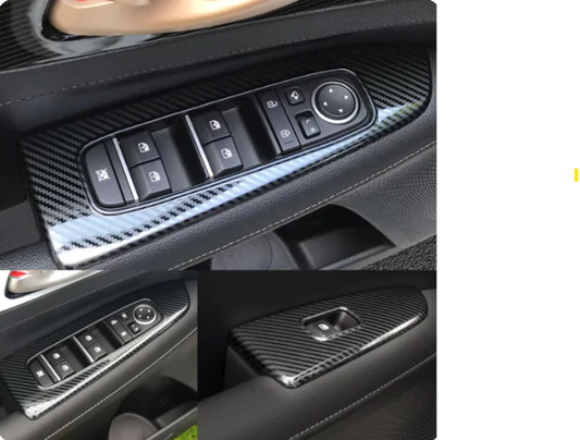 juego de moldura estilo fibra de carbono para Kia Forte K3 (2019-2022)