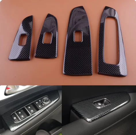 juego de moldura estilo fibra de carbono para Kia Forte K3 (2019-2022)